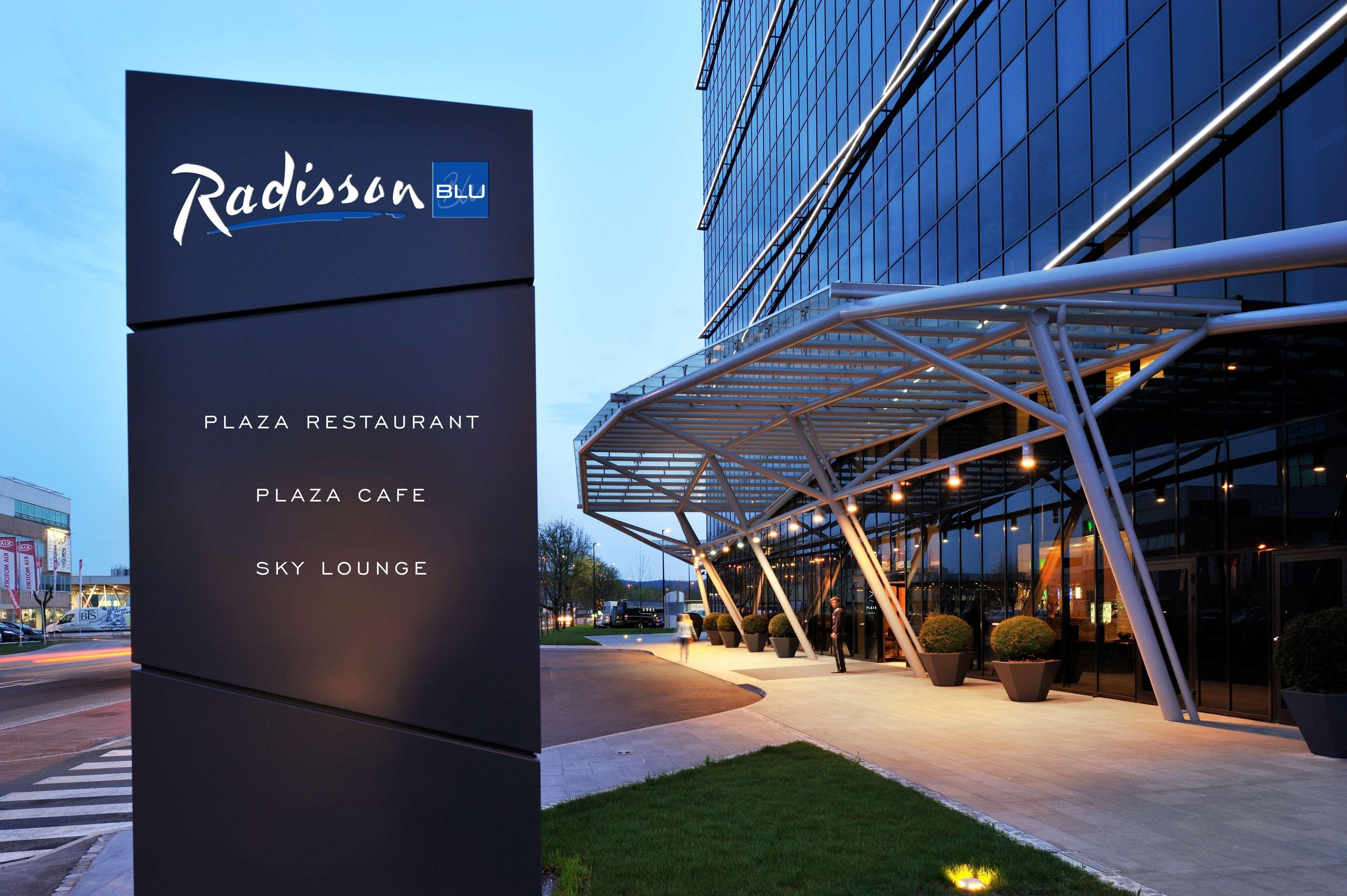 Radisson Blu Plaza Hotel Liubliana Exterior foto